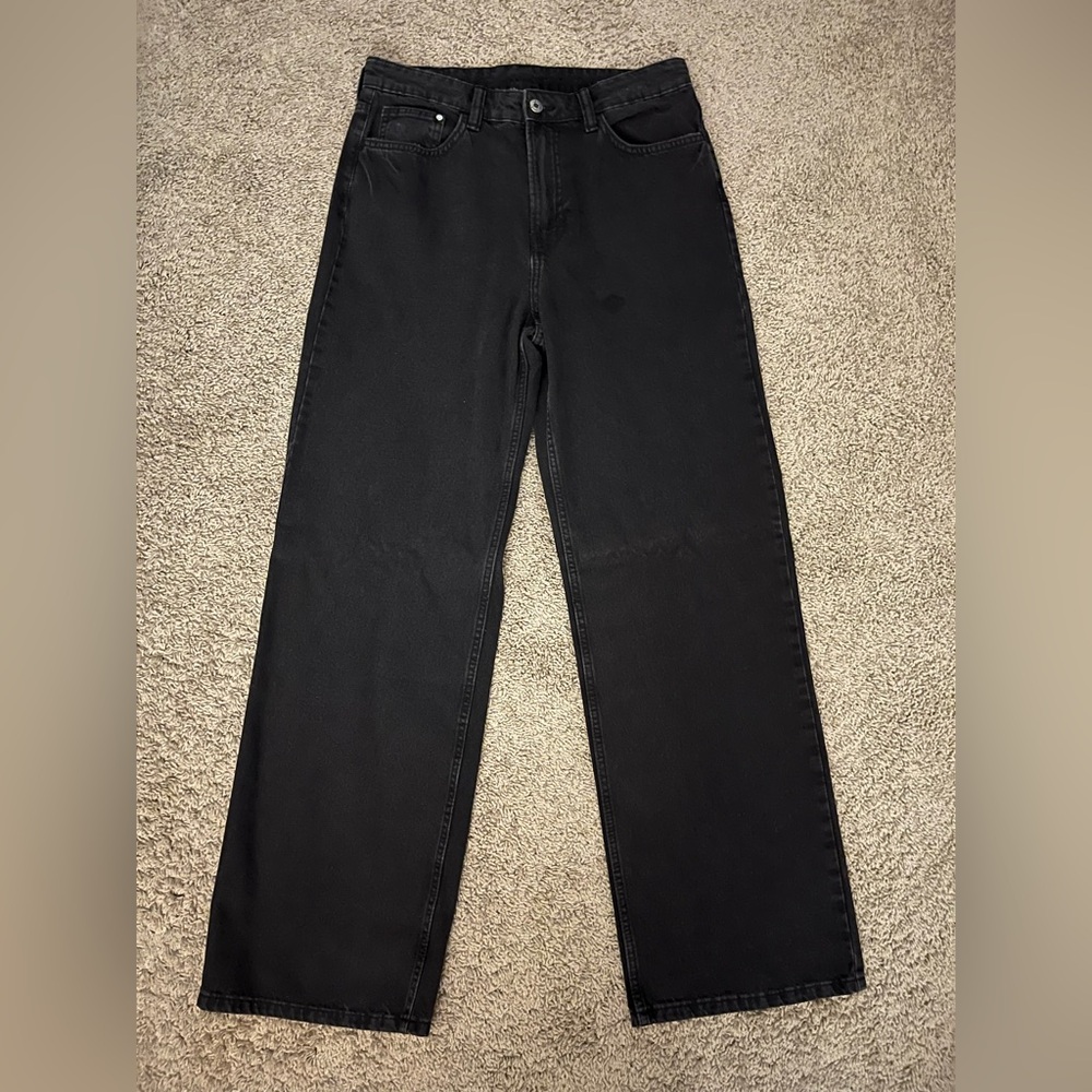 Womens &Denim H&M Brand Black Jeans. Size 10
